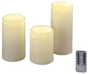 LED Kerze - 3er Set