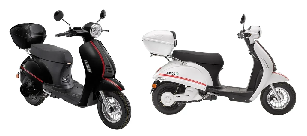 E-Roller Luxxon E3000, 45 km/h (Mokick-Klasse), weiß