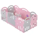 Baby Laufgitter mit Ballkorb und 3 Zahnräder