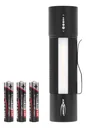 Multifunktionstaschenlampe 3in1 - fokussierbare Taschenlampe, Arbeitsleuchte und Signalleuchte