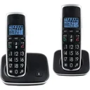 DECT-Telefon Schwarz/Silber