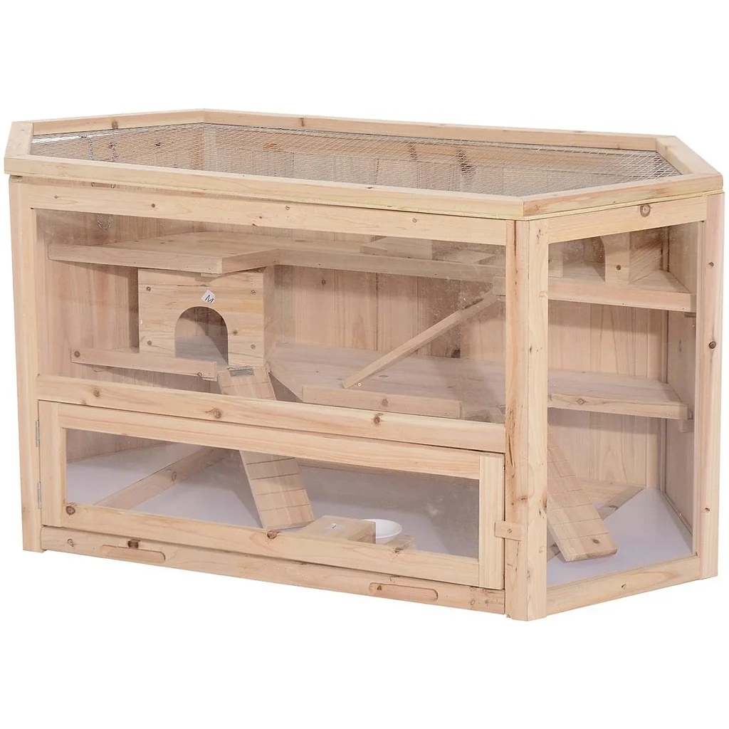 Hamsterkäfig Nagerkäfig Mäusekäfig Tannenholz Natur