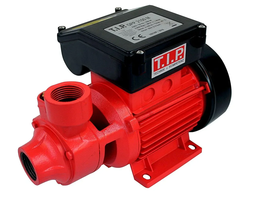 Peripher-Gartenpumpe Guss GPP 2100 M, bis 2.100 l/h Fördermenge, mit Messinglaufrad für sandiges Wasser