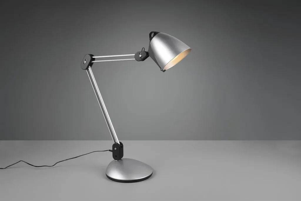 LED-Klemm-/Tisch-/Wandleuchte NADAL, 6,8W, 3000-5000K, 640 lm, Touch-Dimmer, Farbe titanfarbig/schwarz