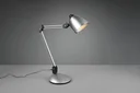 LED-Klemm-/Tisch-/Wandleuchte NADAL, 6,8W, 3000-5000K, 640 lm, Touch-Dimmer, Farbe titanfarbig/schwarz