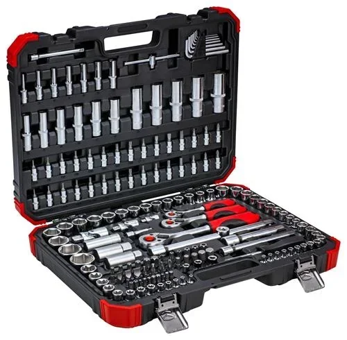 Steckschlüssel Satz 1/4+3/8+1/2 172-teilig