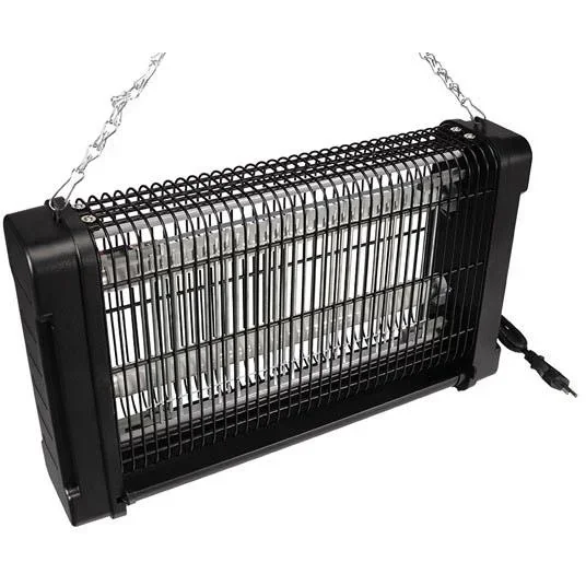 Elektrischer Insektenvernichter - Fliegenlampe - 2 x 10W - 360° - 80m²
