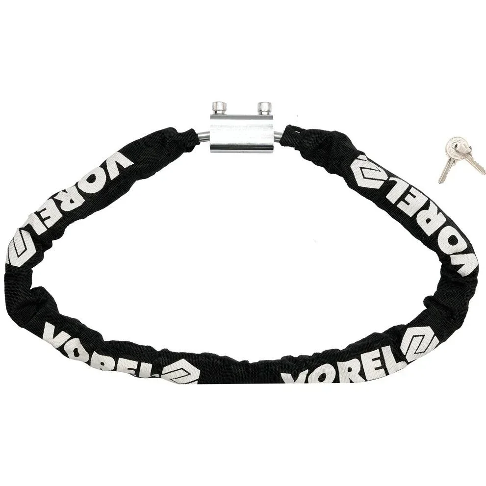 Stahlkettenschloss mit Schlüssel - 120cm - 1,3kg - Für Motorroller, Motorräder und Fahrräder