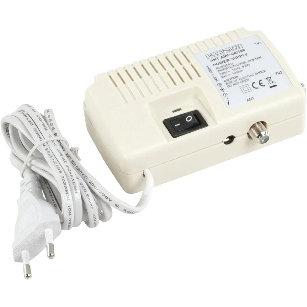 Satellit Spannungseinspeiser 220 - 240 V AC, 50/60 Hz