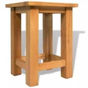 Beistelltisch 27x24x37 cm Eiche massiv