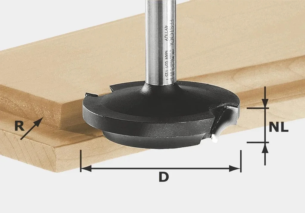 Abplattfräser HW S8 D42,7 / 13 / R6
