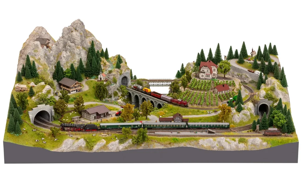 N Easy-Track Trassenbausatz "Mittelberg"