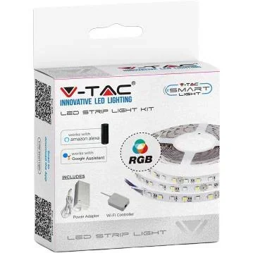 Smarthome VT-5050 Wifi LED-Streifen RGB - 5M - Funktioniert mit Amazon Alexa und Google Home Assistant