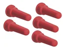 Supersauger für Tränkeeimer "FixClip", rot, 5er Pack