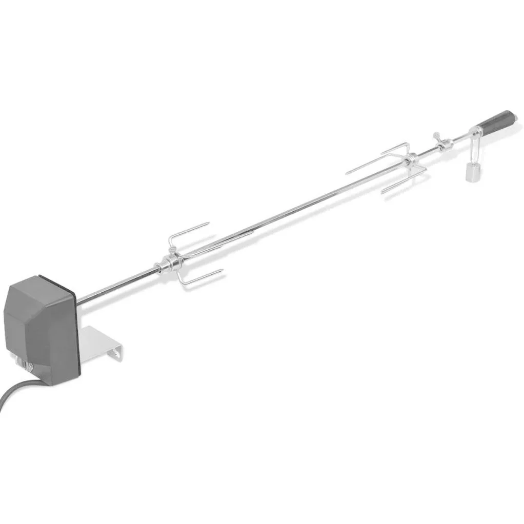 BBQ-Rotisserie mit Motor Stahl 1000 mm