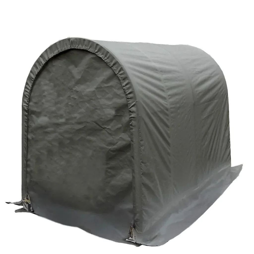 Mobile Motorrad / Scooter-Garage - grau