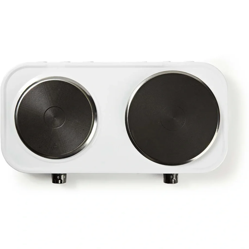 Nedis Doppelte elektrische Heizplatte - 2500 W - 155/185 mm - Überhitzungsschutz