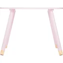NL Kindertisch Rund - rosa - 60x60x43 cm