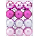Kugeln 24 Stück Rosa - Durchmesser 6cm