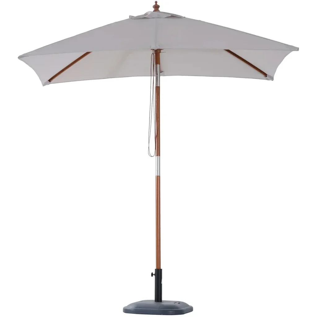 Sonnenschirm Gartenschirm Balkonschirm knickbar Grau