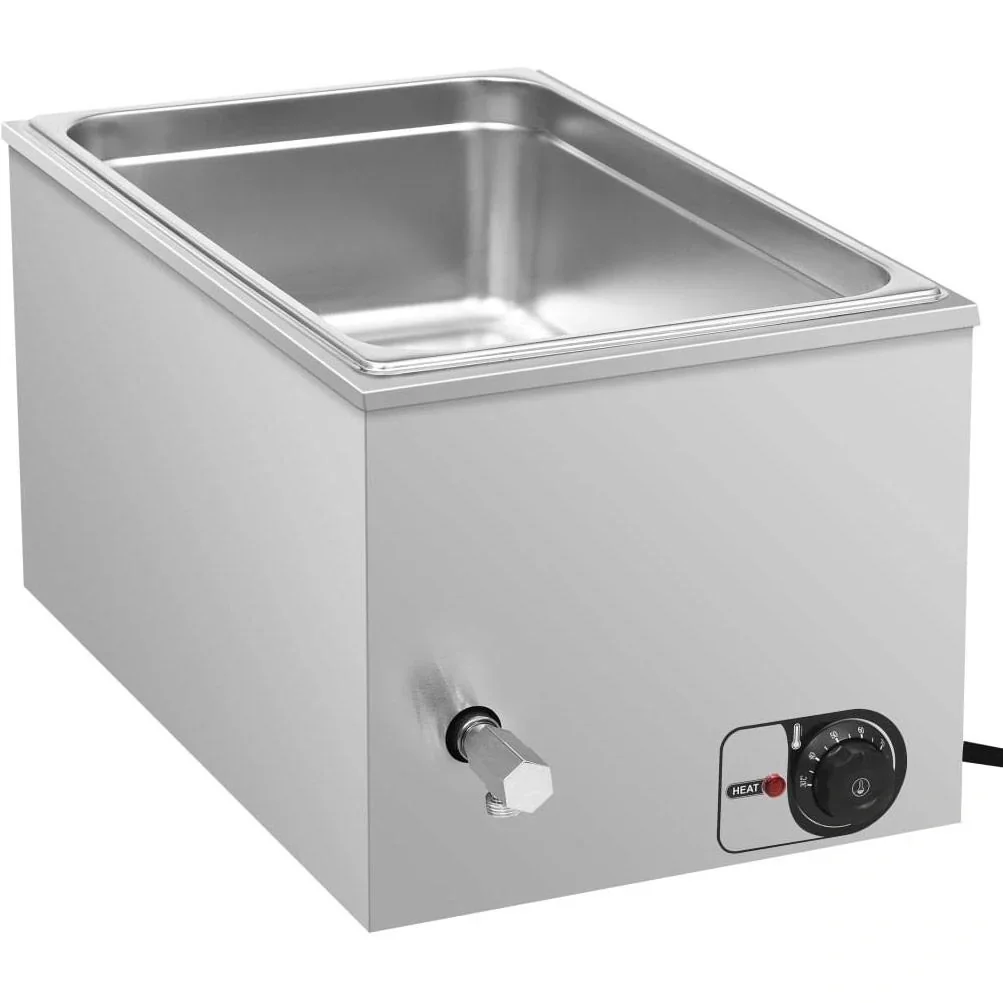 Speisenwärmer Bain-Marie 1500 W GN 1/1 Edelstahl