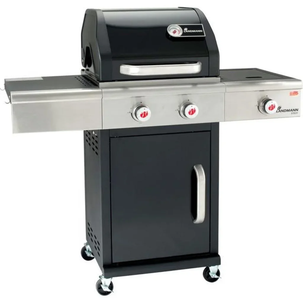 Triton 2.1 black gas BBQ - Barbecue - Gasgrill - geeignet für 8 Personen