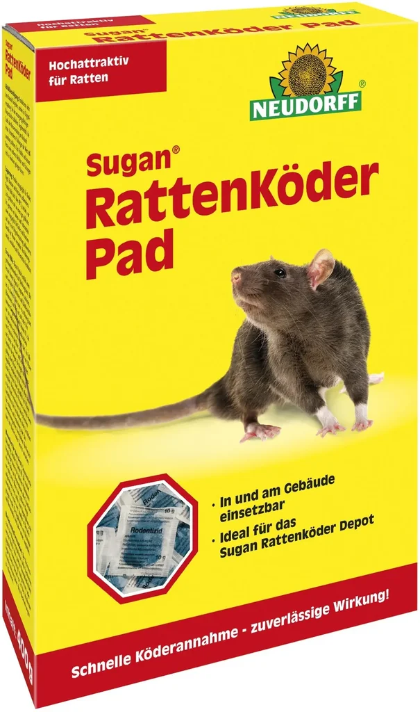 Sugan Rattenköder Pad - 400 g