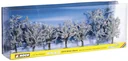 Winterbäume, 7 Stück, ca. 8 - 10 cm hoch