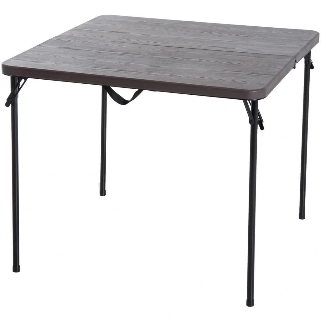 Campingtisch tragbar kaffeebraun