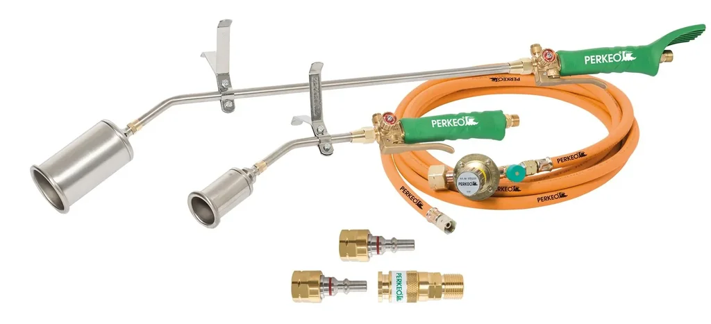 Aufschweißbrenner-Set "Drachenflügel" Titan Plus, inklusive Kanten-Aufschweißbrenner und Schnellkupplung