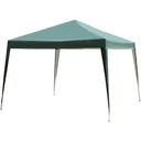 Pavillon 3 x 3 m Pop-Up Faltpavillon Gartenpavillon faltbar Partyzelt Gartenzelt UV-Schutz Stahl+Oxford Grün