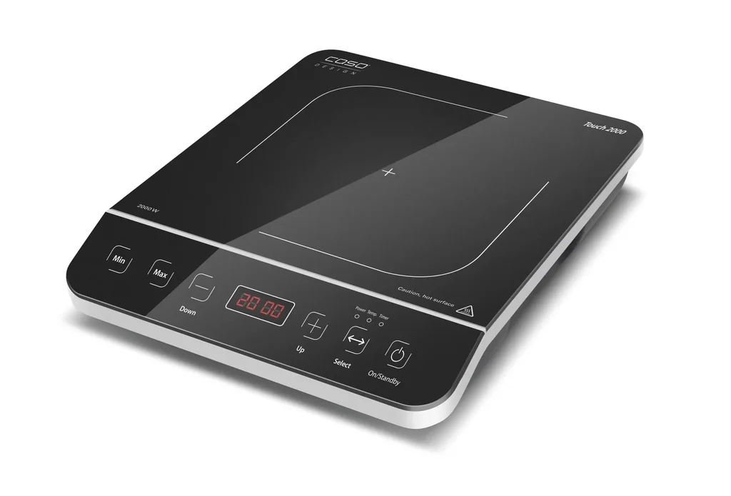 Einzel-Induktionskochfeld "Touch 2000", Glaskeramik, 2000 Watt