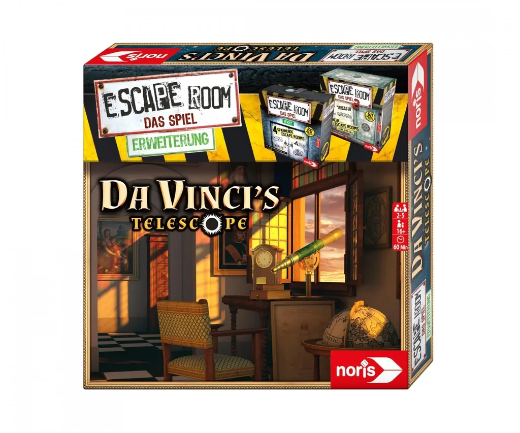 Gesellschaftsspiel Escape Room Da Vinci's Telescope