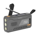 Outdoor Solarkurbelradio mit SOS Taschenlampe, DAB/UKW, Bluetooth, Akku