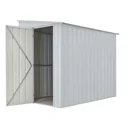 Gerätehaus Wand-Zierde Lean To 58, silber metallic