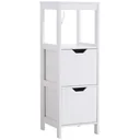Schrank mit 2 Schubladen und 1 offenem Regal
