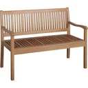 2-Sitzer Gartenbank Holz 126,8 x 62 x 91,3 cm