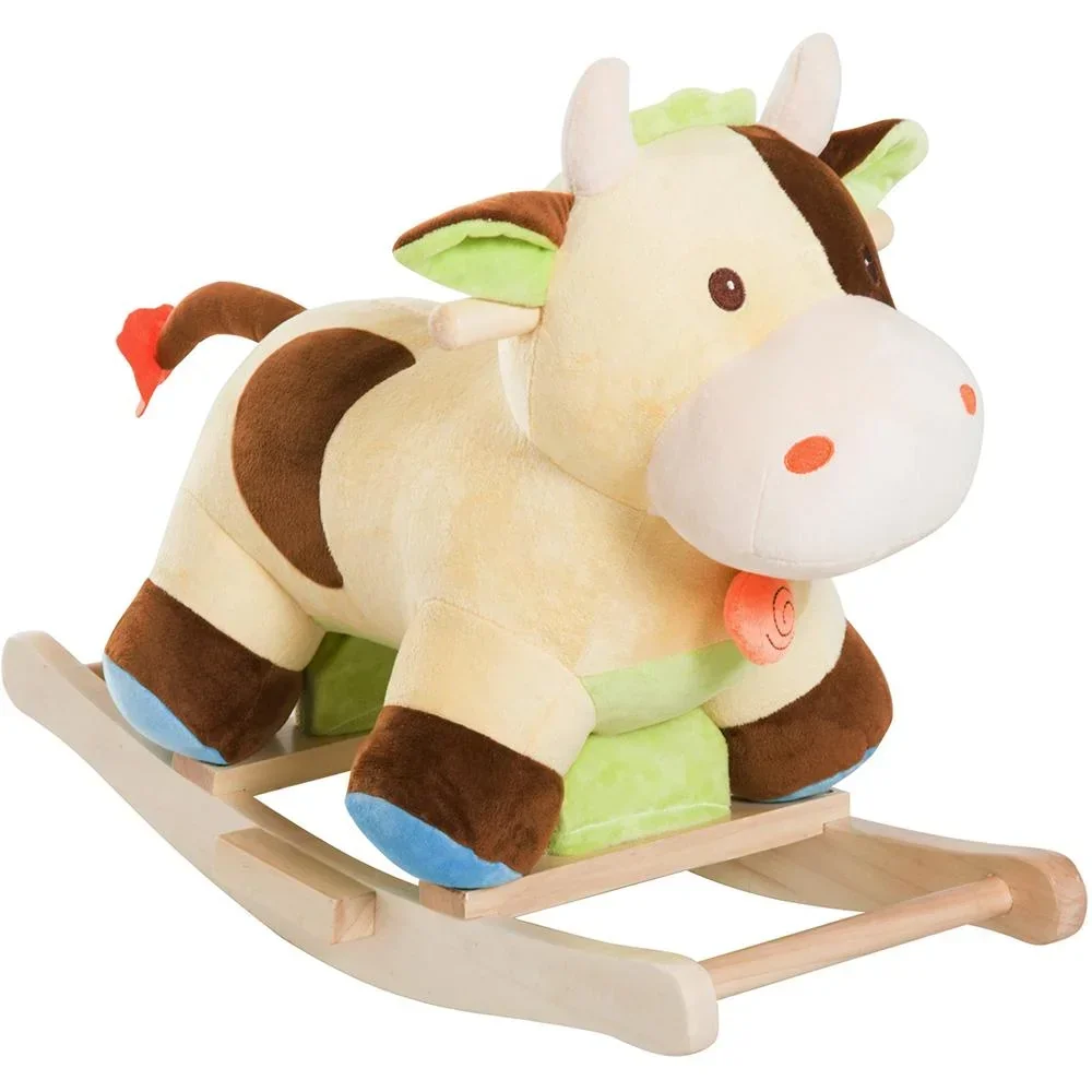 Schaukelpferd Kinder Schaukel Kuh Schaukeltier