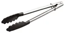 Grillzange, Multizange "Maxigrip", Edelstahl, Schwarz/Silberfarben, 30 cm