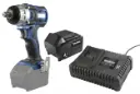 Schlagschrauber 18 V Li-Ion ASS18BL-4K + Akku 18 V Li-Ion 4,0 Ah A4AH18 und Schnellladegerät ASLG 18 V Li-Ion, 4,0 Ah
