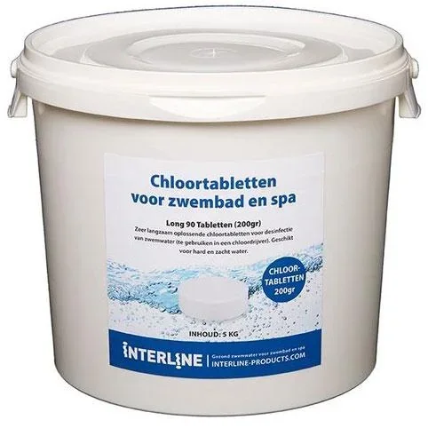 Interlining Chlortabletten - Long90 200gram / 10kg