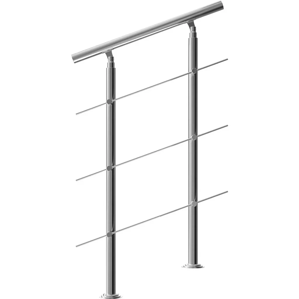 Handlauf Edelstahl 80cm 3 Streben