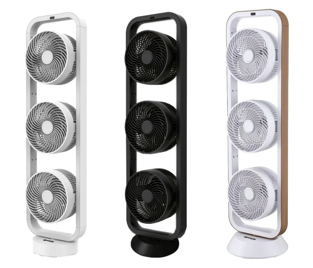 Standventilator Vind 3 schwarz