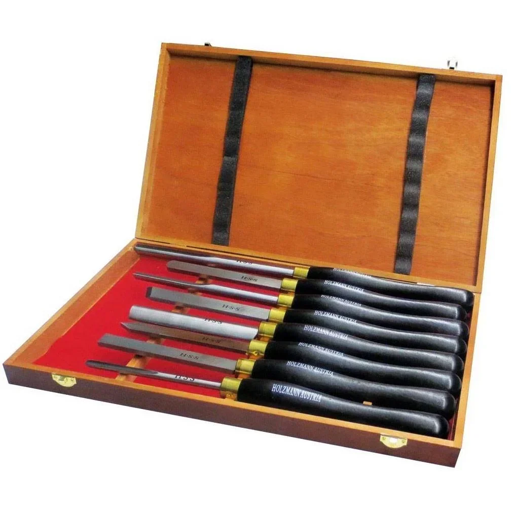 Profi-Drehmeißel-Set - 8-teilig - inklusive Koffer