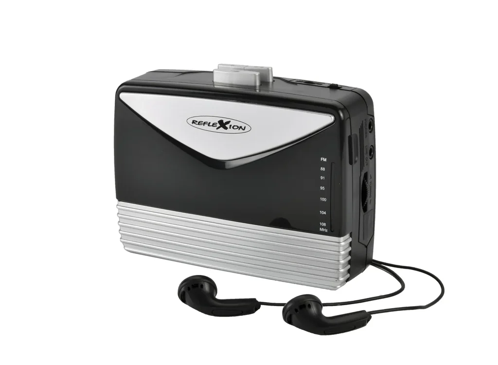 Tragbarer Kassettenspieler