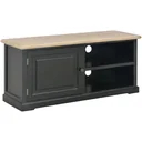 TV-Schrank 90x30x40 cm Holz schwarz