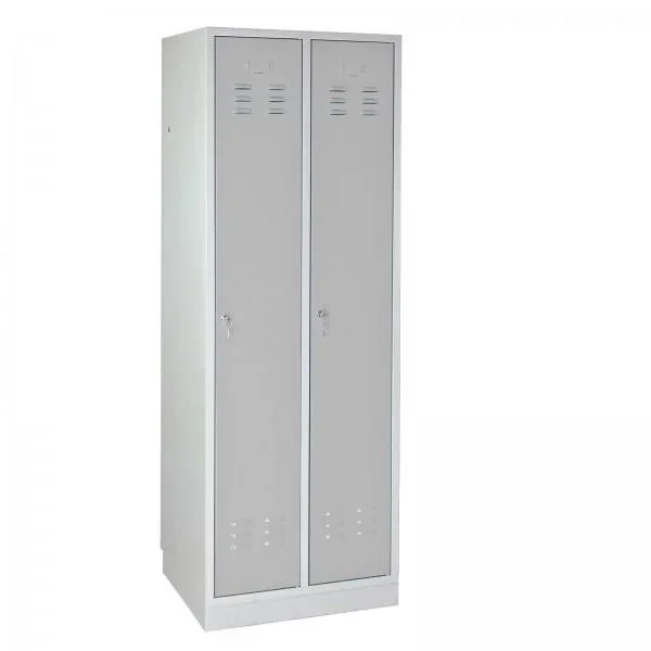 Umkleideschrank Spind RAL 7035, Komplett, 1775 x 600 x 500 mm