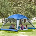 Campingzelt für 8 Personen - inklusive Tragetasche - Blau - 3,6 x 3,6 x 2 m