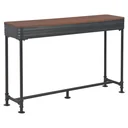 Wandtisch mit 2 Schubladen 120x30x75 cm Kiefer massiv