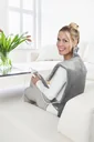 2 in 1 Heizdecke, Massagefunktion, 100 Watt, Grau